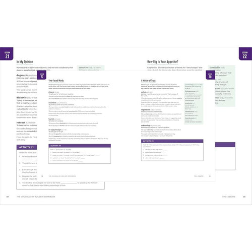 The Vocabulary Builder Workbook