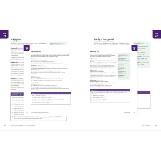 The Vocabulary Builder Workbook