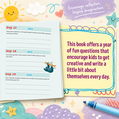 One Question a Day Journal for Kids – 365 Daily Writing Prompts for Self-Discovery
